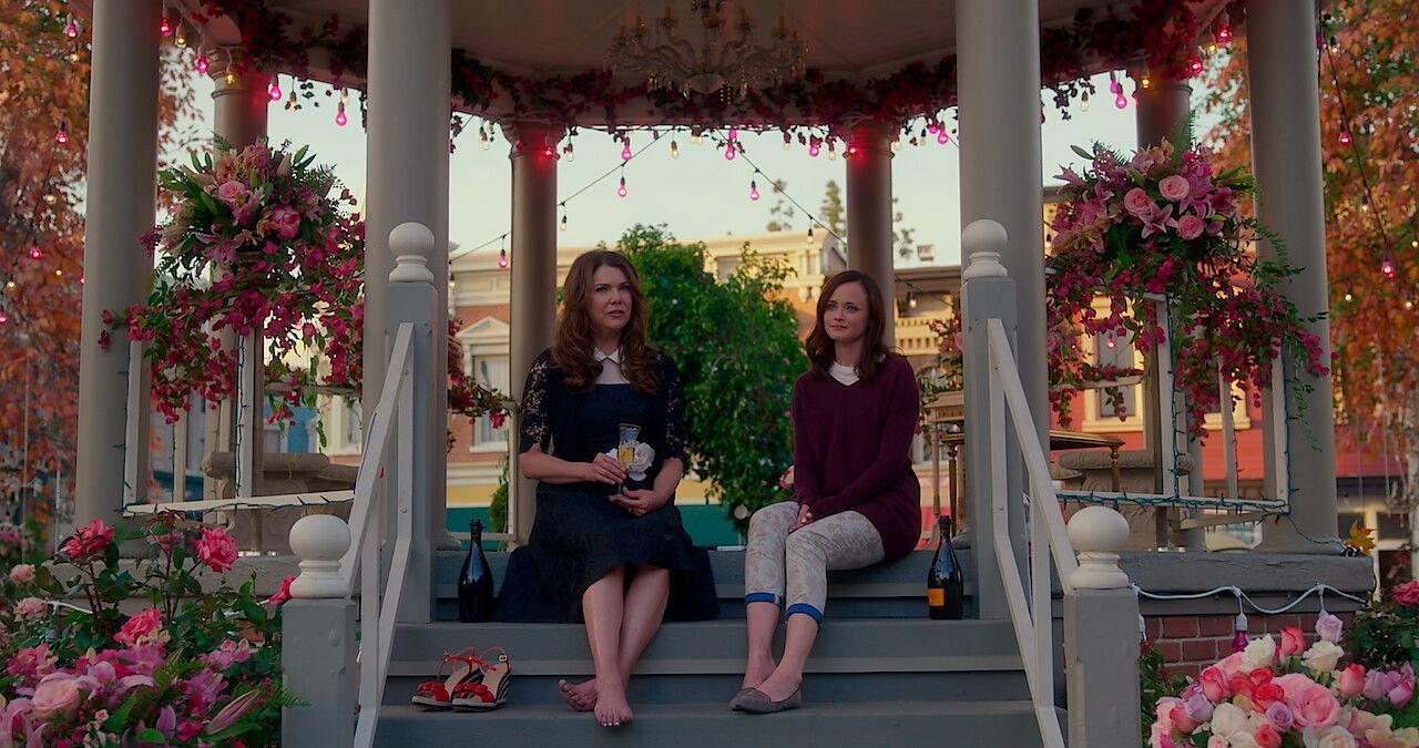 The end of Gilmore Girls (Image via Netflix)