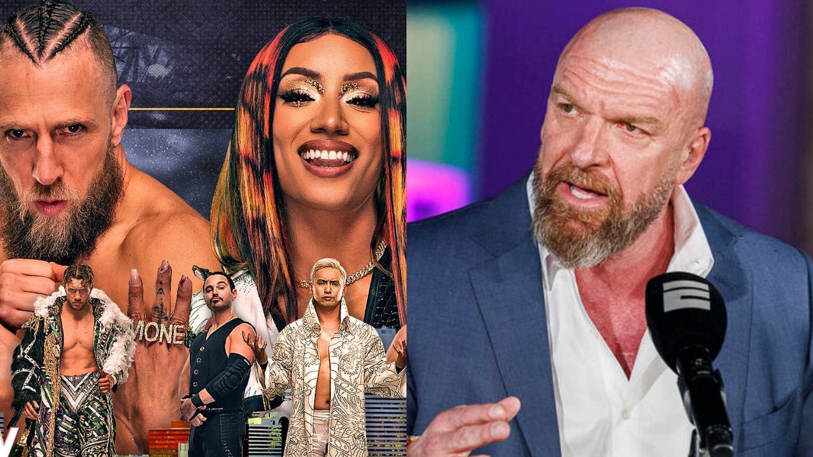 AEW and WWE are rival companies [Images via AEW and WWE websites]