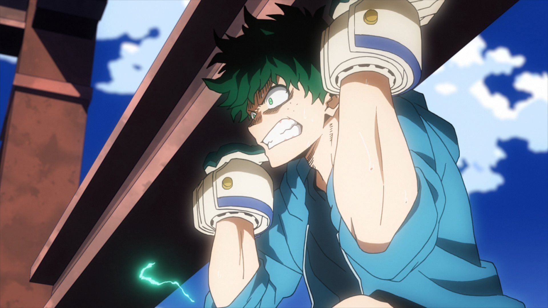Taking a look at events from chapter 419 of My Hero Academia to understand if Deku lost his arms (Image via Bones)