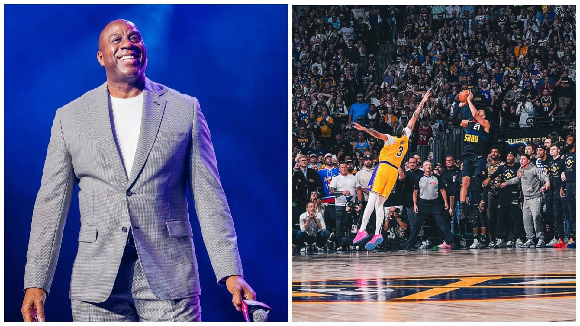 Magic Johnson gives credit to Denver Nuggets despite disappointing LA Lakers loss