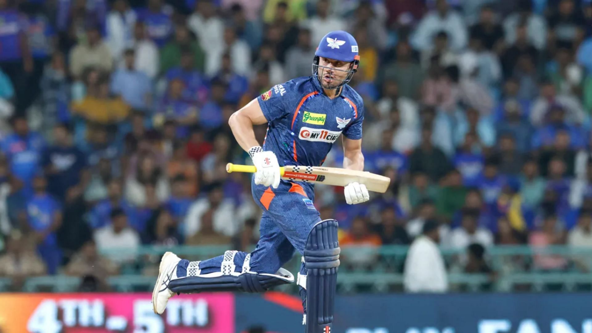 Marcus Stoinis hit his 9th IPL fifty on Tuesday (Image: BCCI/IPL)