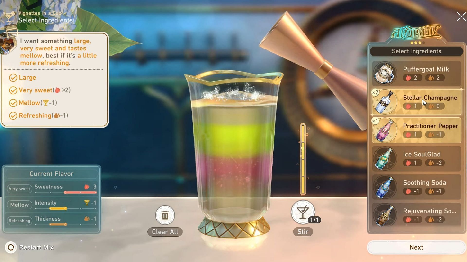 &quot;Large, very sweet and tastes mellow, a little more refreshing&quot; drink (Image via Youtube/ WoW Quests)