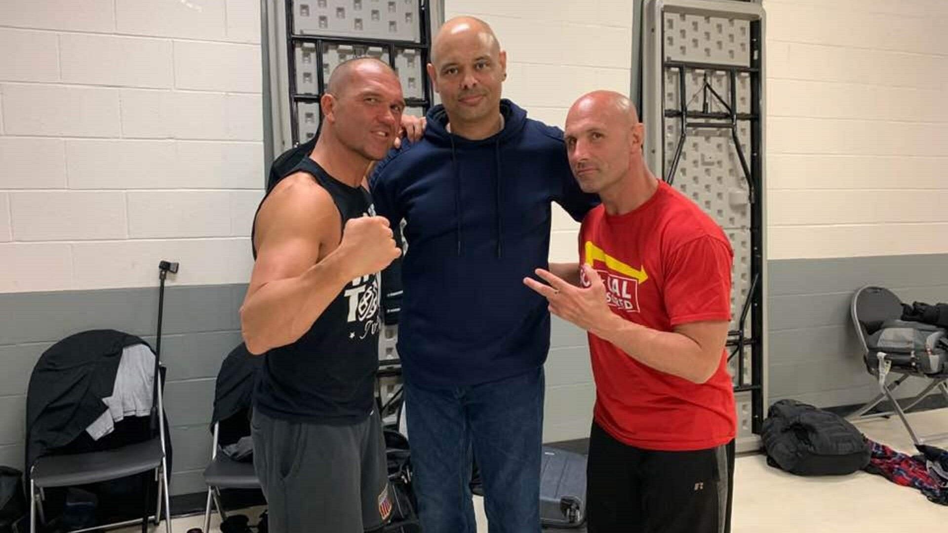 Tony Jones re-connects with Frankie Kazarian and Christopher Daniels in 2019