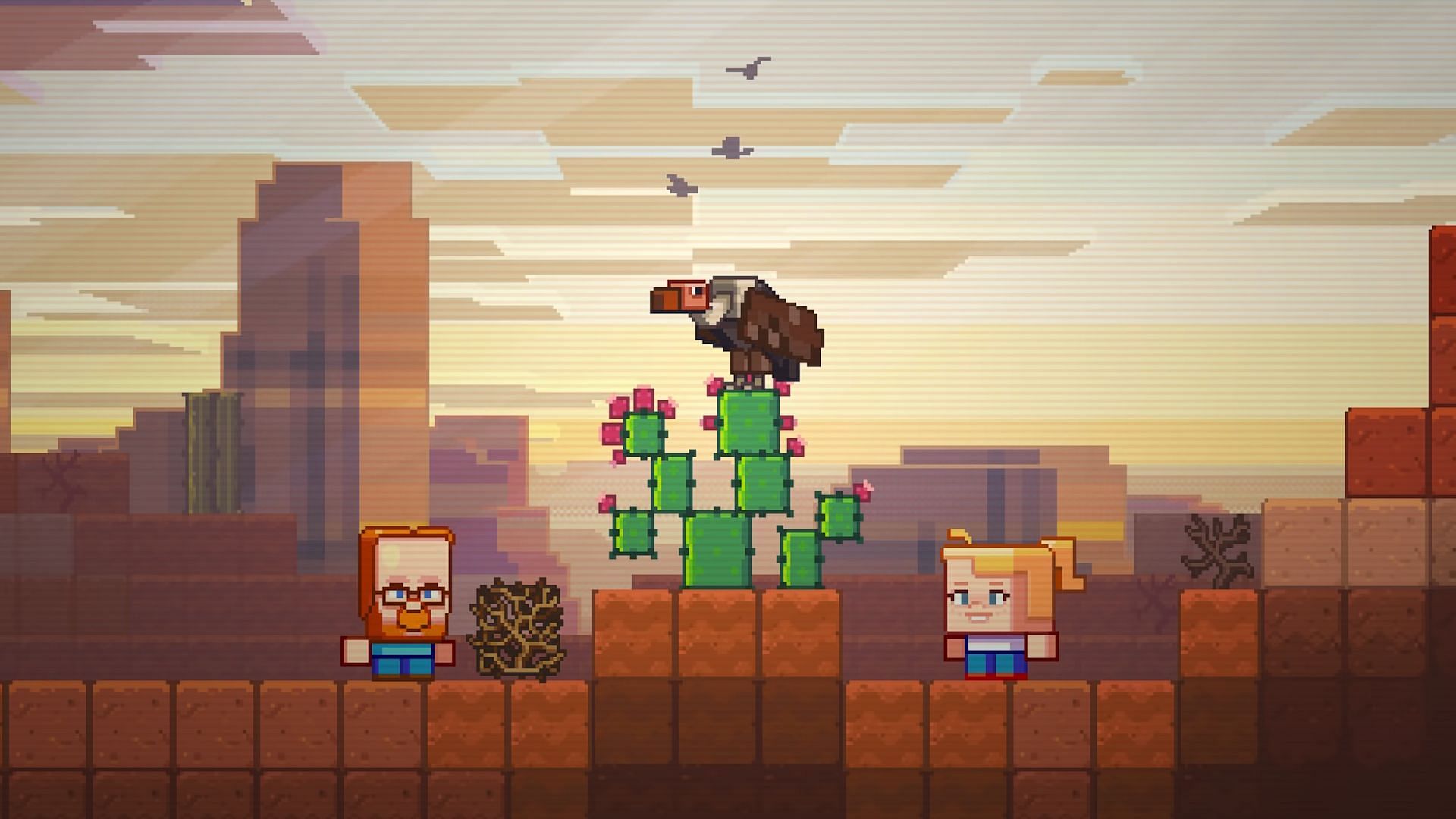 Vultures were going to make badlands even more inhospitable to players (Image via Mojang)