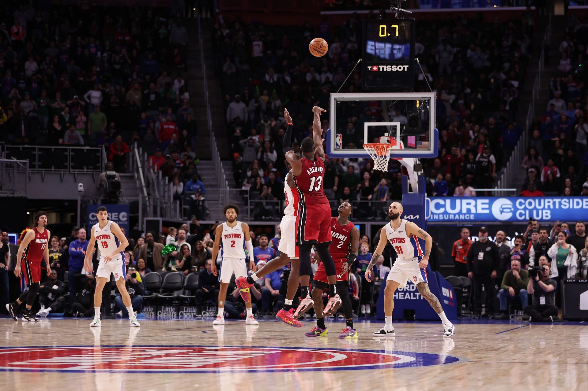 Miami Heat v Detroit Pistons