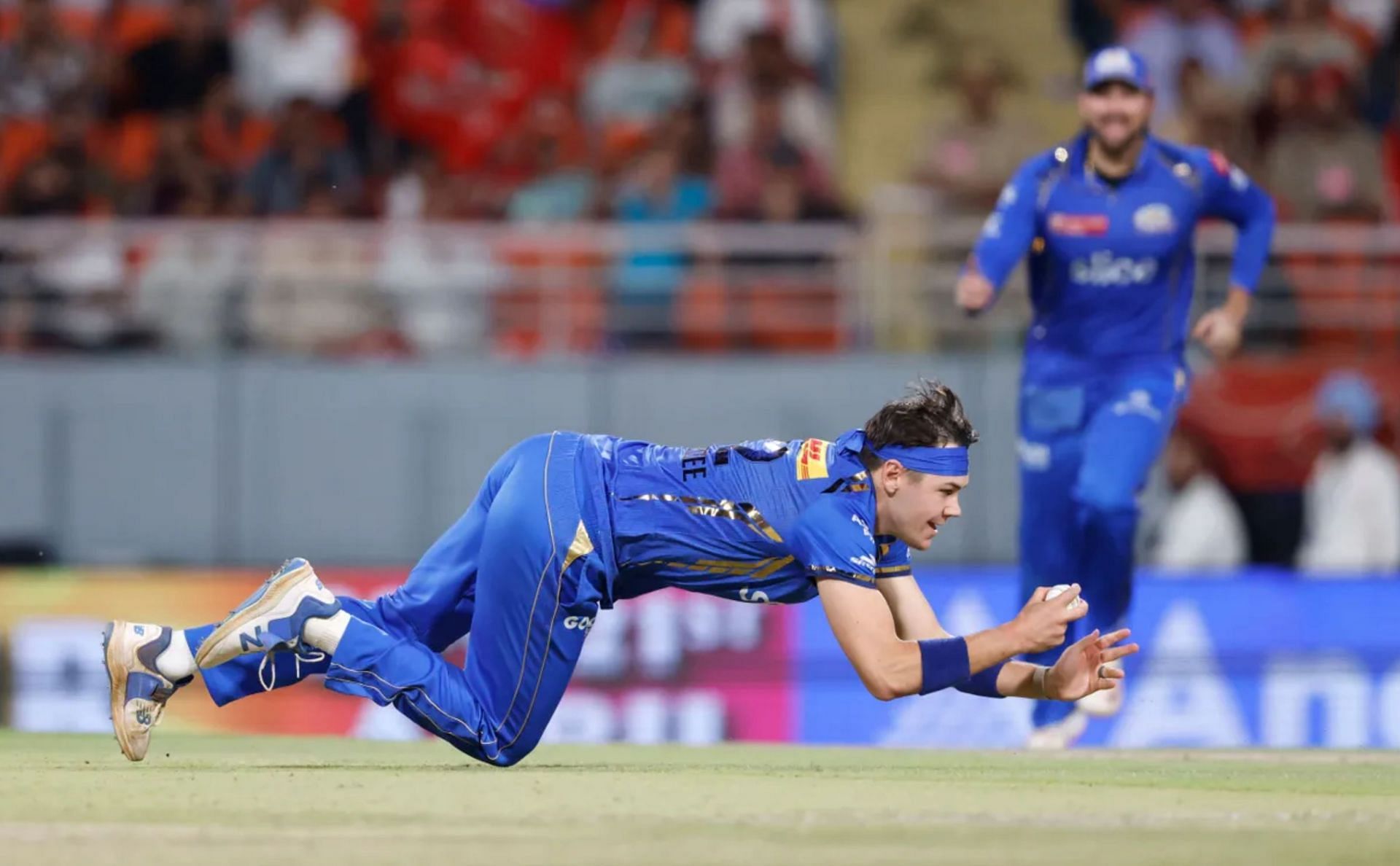 Gerald Coetzee in action for MI during IPL 2024. (P/C: BCCI)