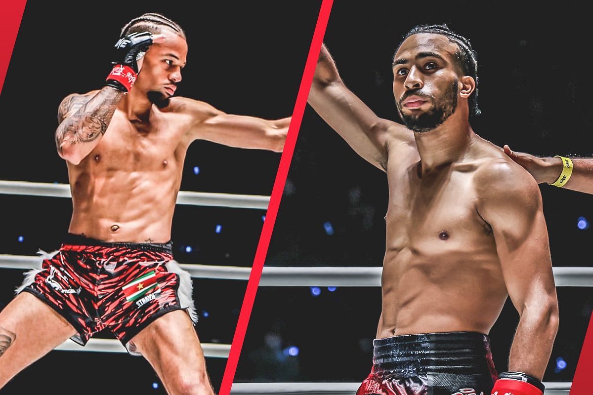 Regian Eersel (Left) faces Alexis Nicolas (Right) at ONE Fight Night 21