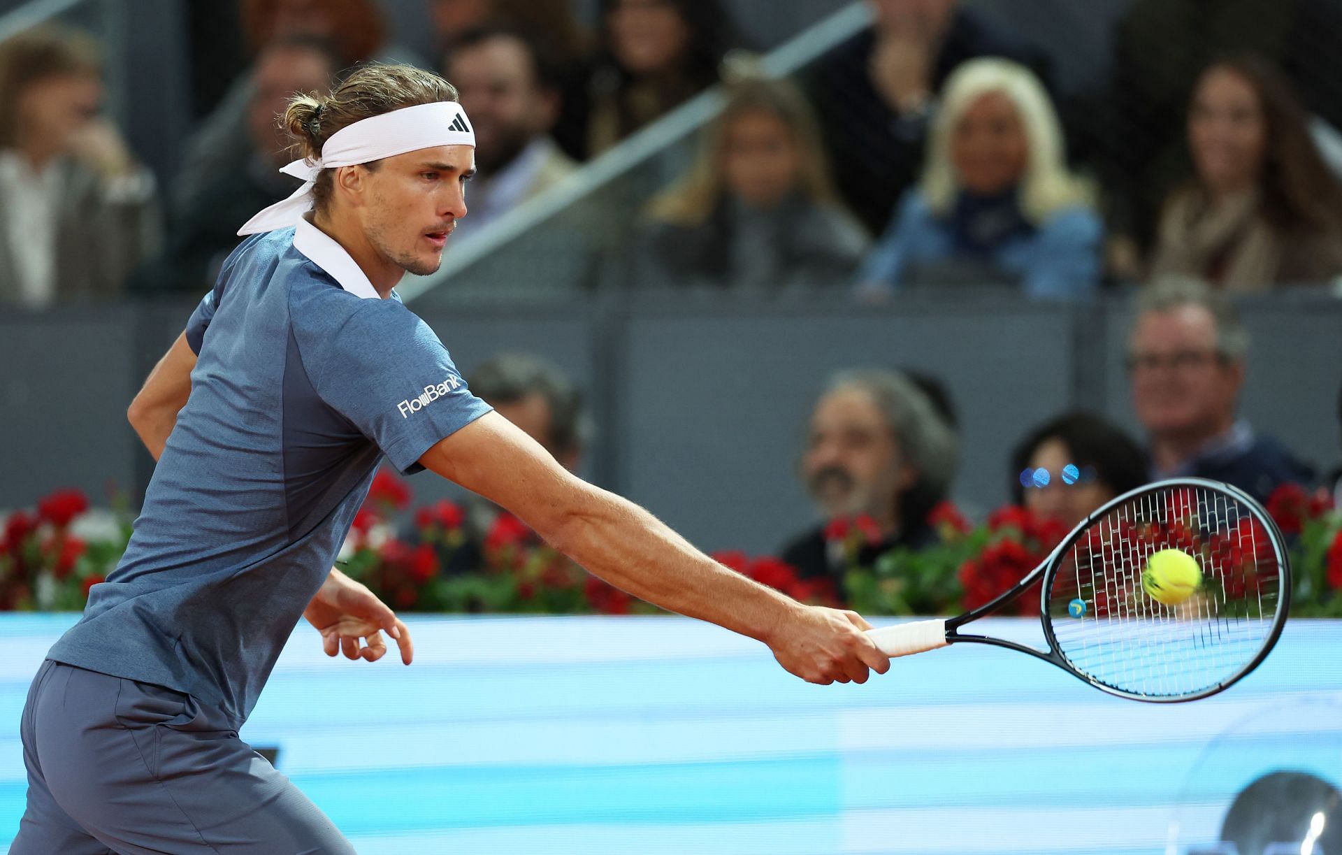 Zverev at the 2024 Madrid Open.