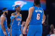 OKC Thunder guard Shai Gilgeous-Alexander and forward Jaylin Williams