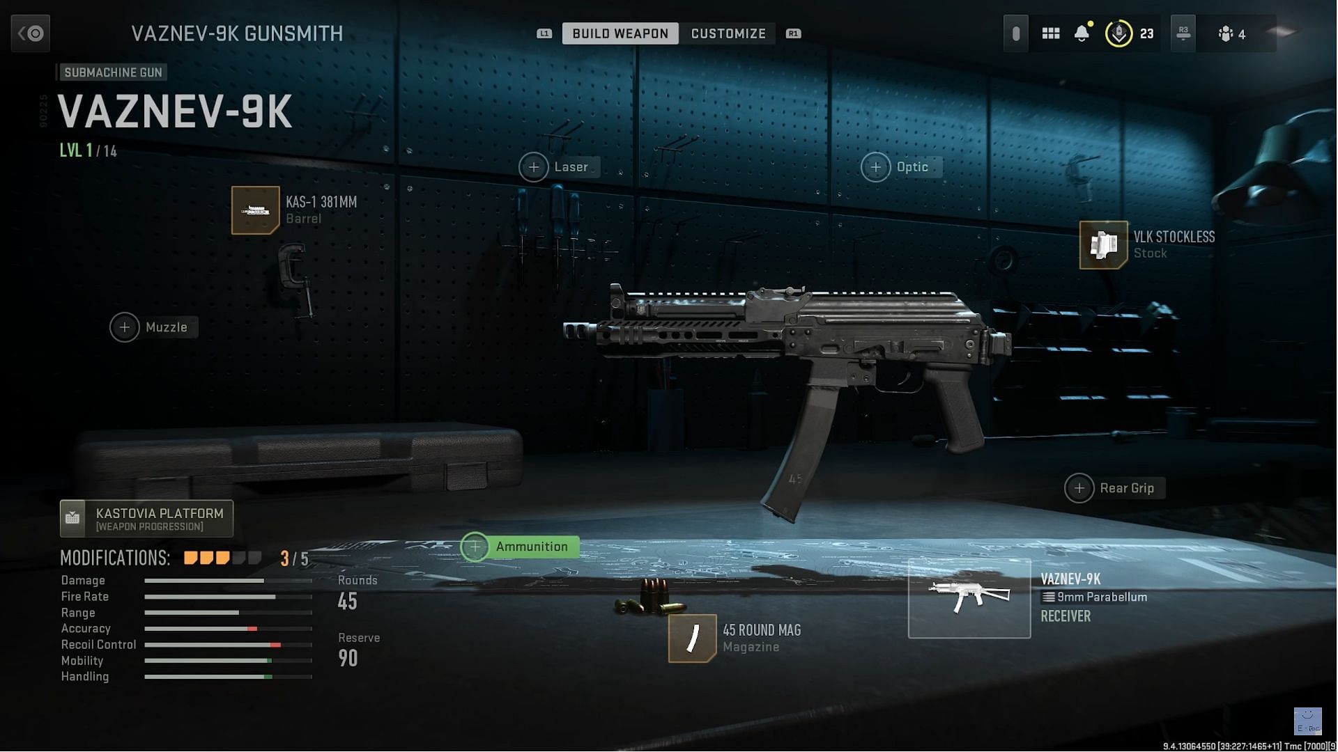 Best Vaznev-9K loadout attachment in MW3 (Image via Activision || Youtube/@E-roc)