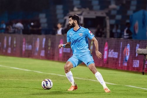 Akash Mishra in action for Mumbai City. [Twitter]