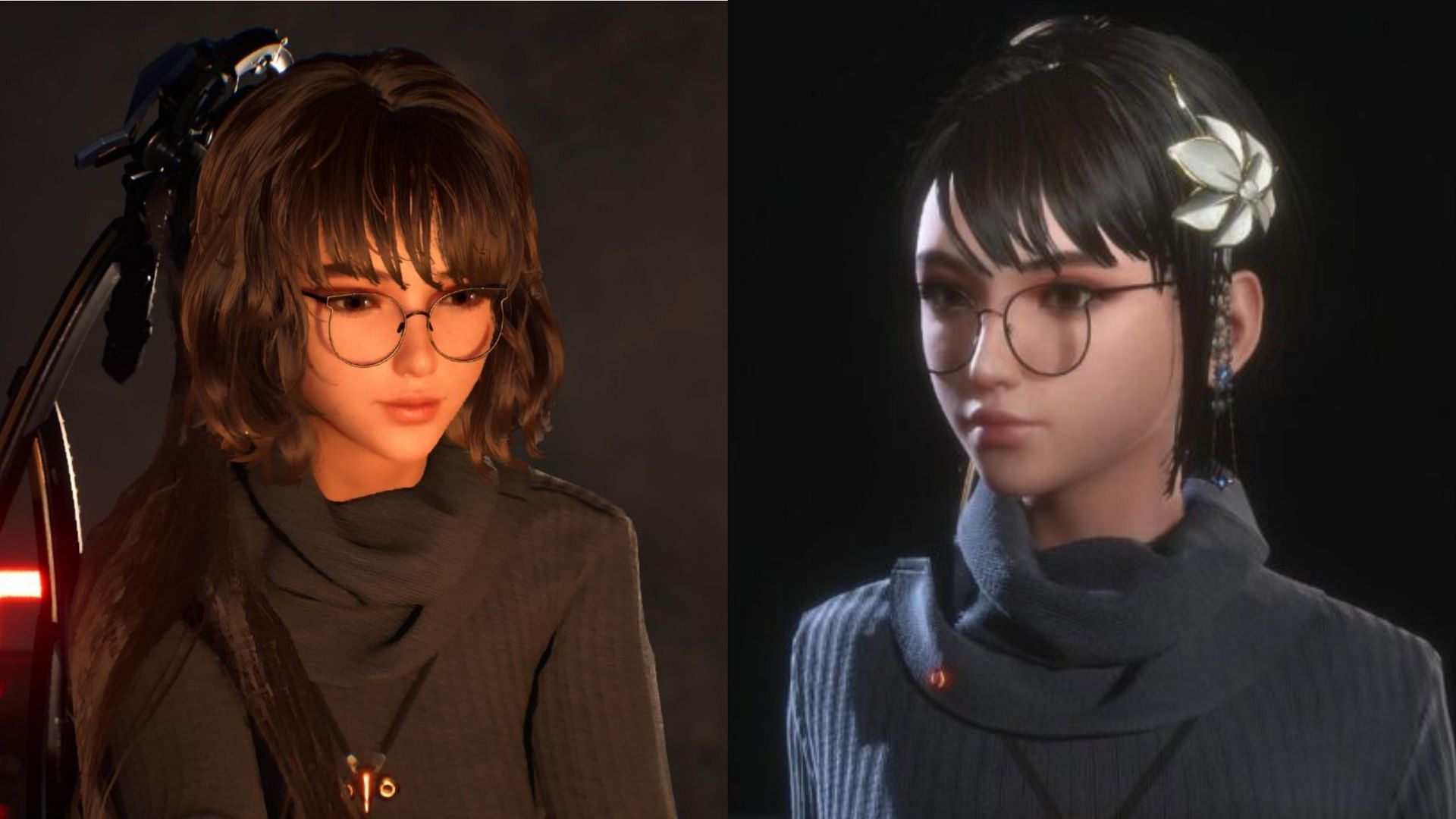 Different Eve hairstyles (image via Shift Up)