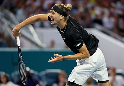 Zverev at the Miami Open Presented by Itau 2024 - Day 14