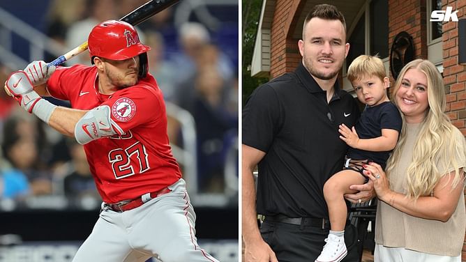 "Boom" - Mike Trout's wife Jessica cheers as husband's 7th home run seals Angels' victory over Rays