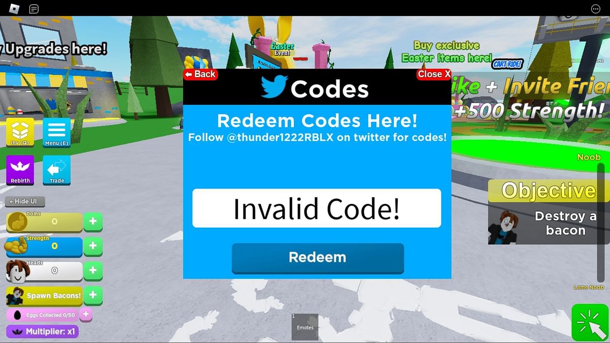 Mega Noob Simulator Codes