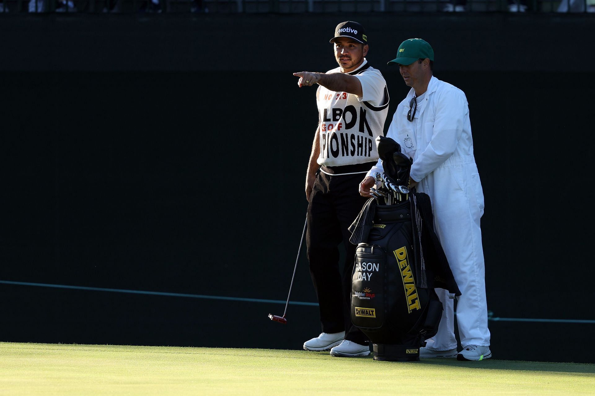 Jason Day at the Masters in 2024