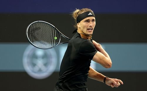 Alexander Zverev at the 2024 Miami Open.