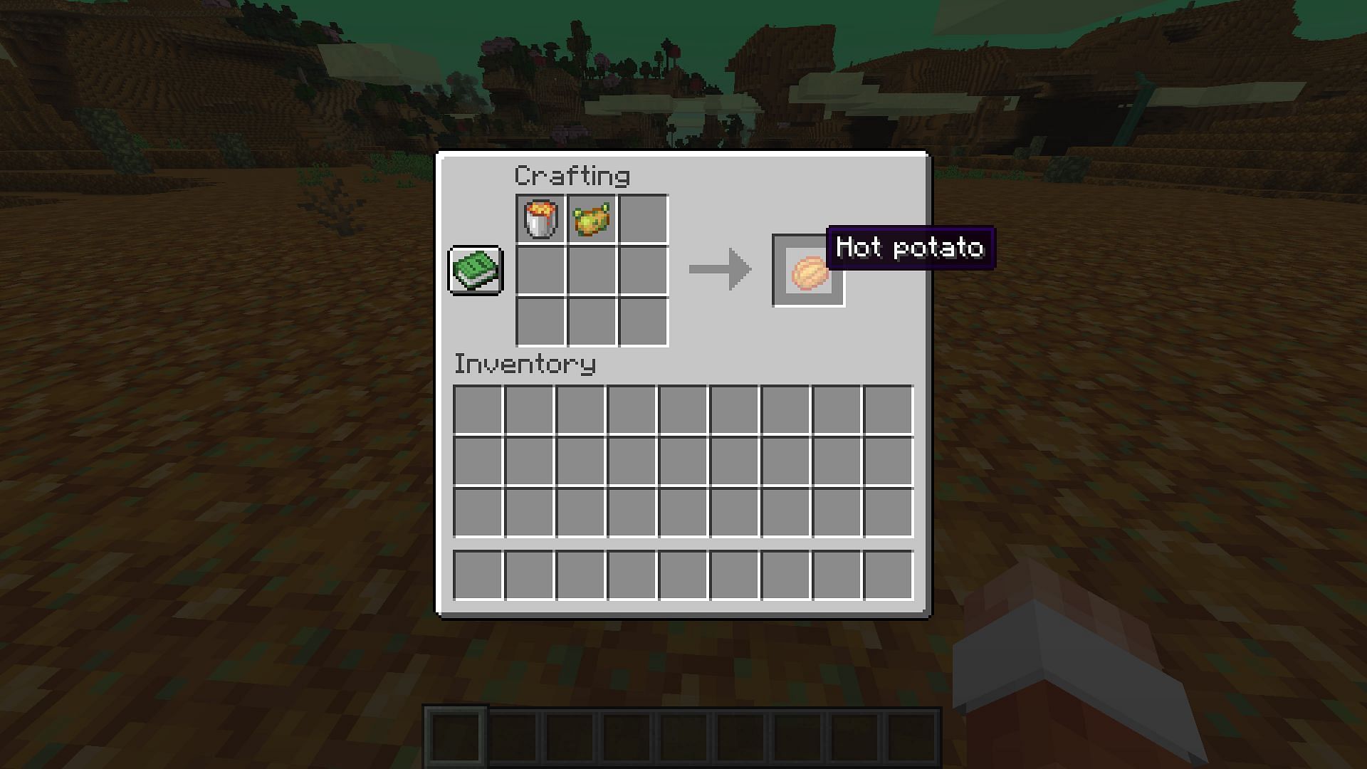 Hot potatoes are throwable weapons in the Poisonous Potato update (Image via Mojang)