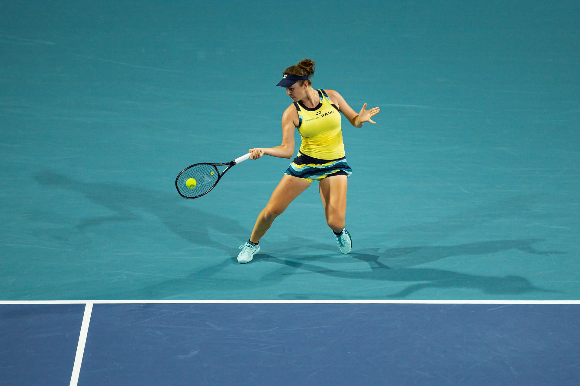 Linda Noskova at the 2024 Miami Open