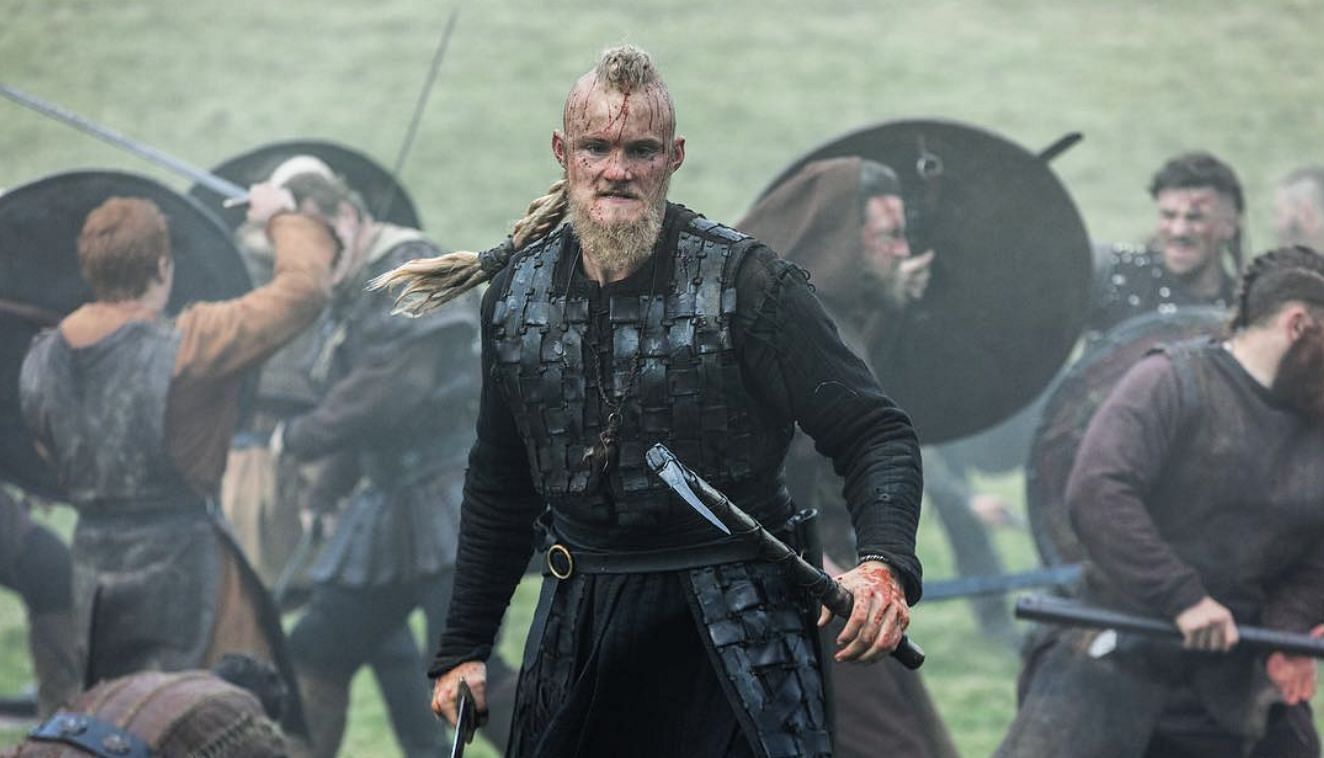 Alexander Ludwig as Bjorn Ironside(Image via Instagram/@historyvikings)