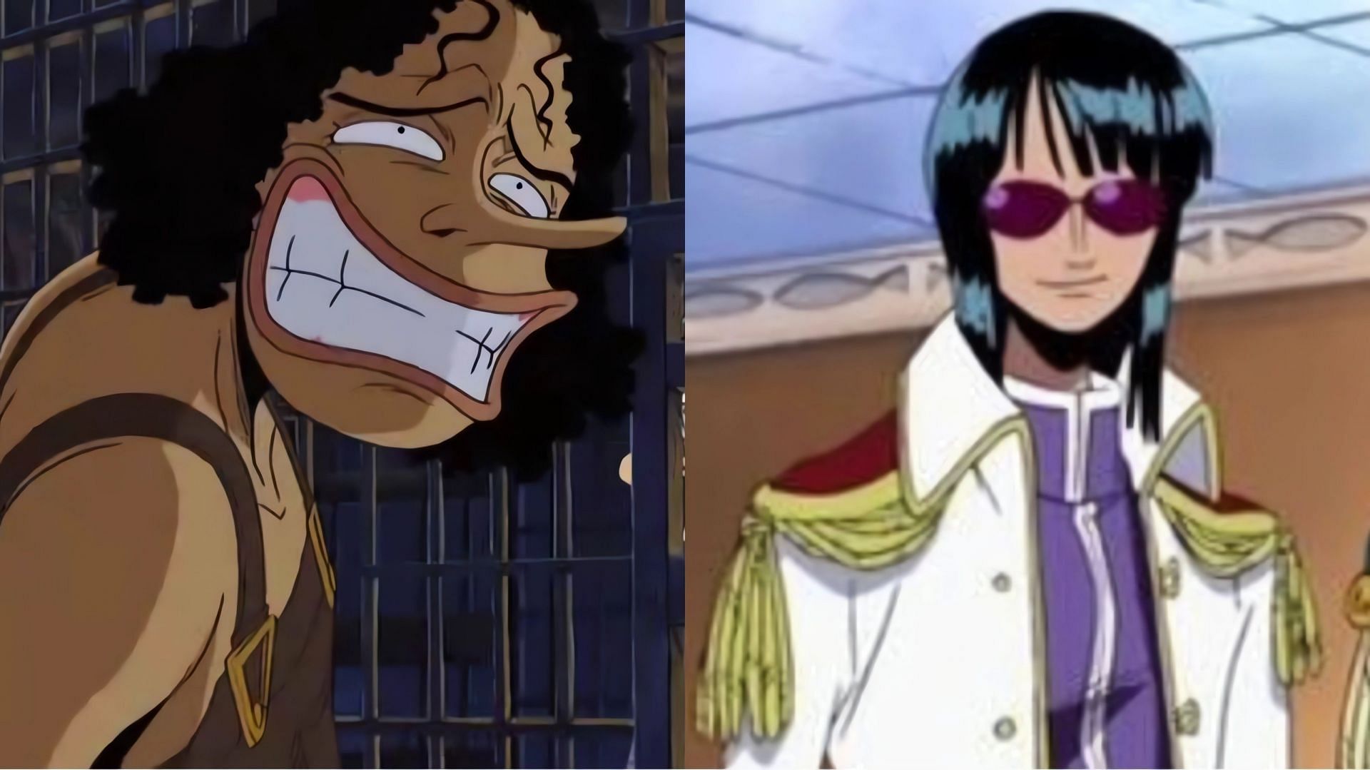 Usopp (left) and Robin (right) as seen in the One Piece arc (Image via Toei Animation)