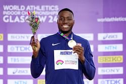 Grant Holloway announces partnership with Perry weeks after claiming he didn't care about sponsorships