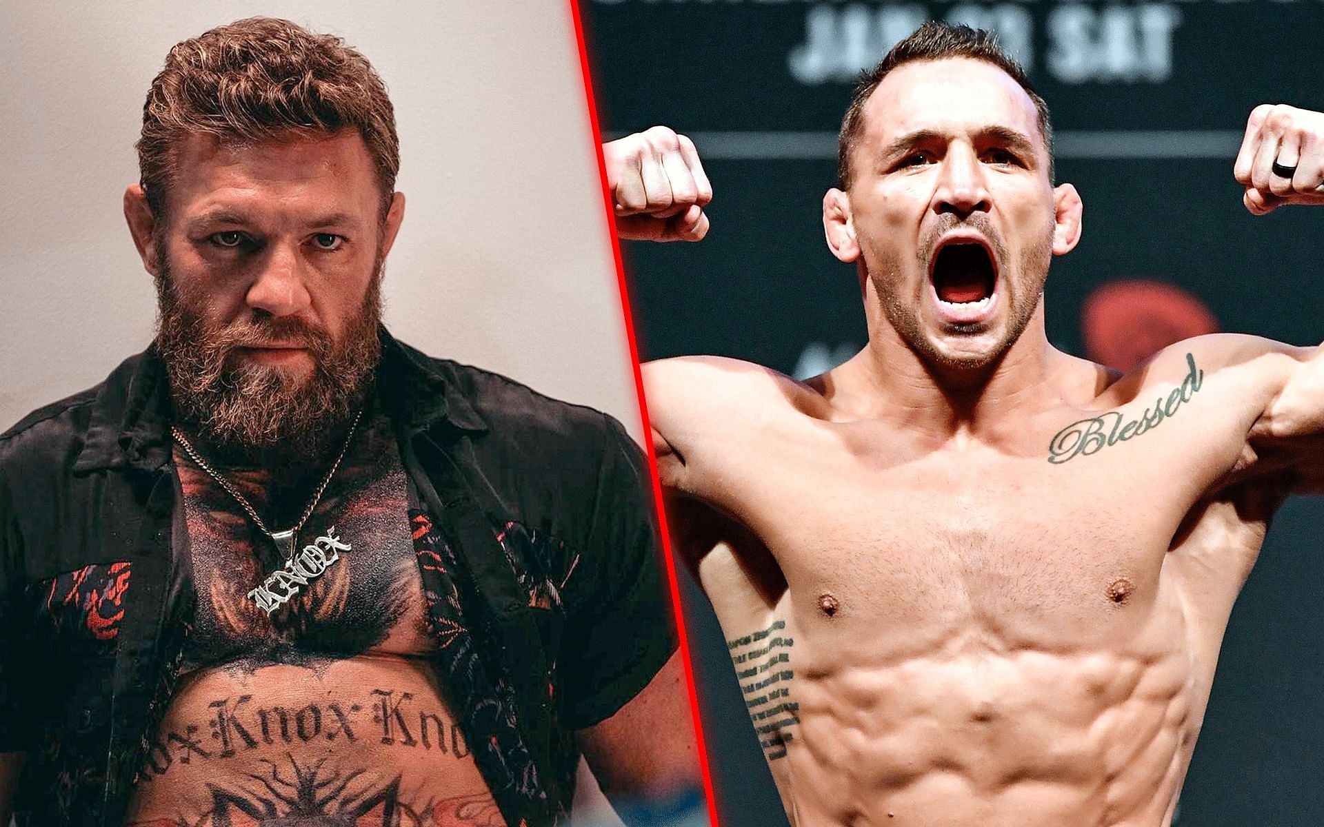 UFC veteran weighs in on Conor McGregor (left) vs. Michael Chandler (right). [Image courtesy: @thenotoriousmma on Instagram; Getty Images]
