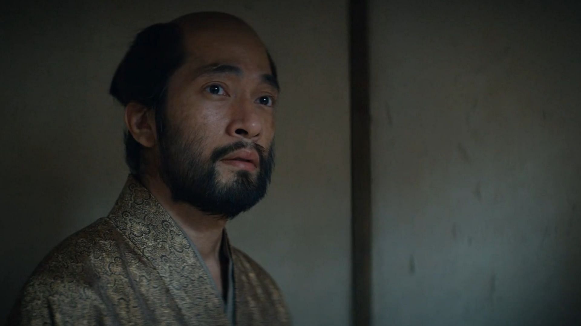 Buntaro during the tea ceremony, as seen in Shōgun episode 8 (Image via FX)