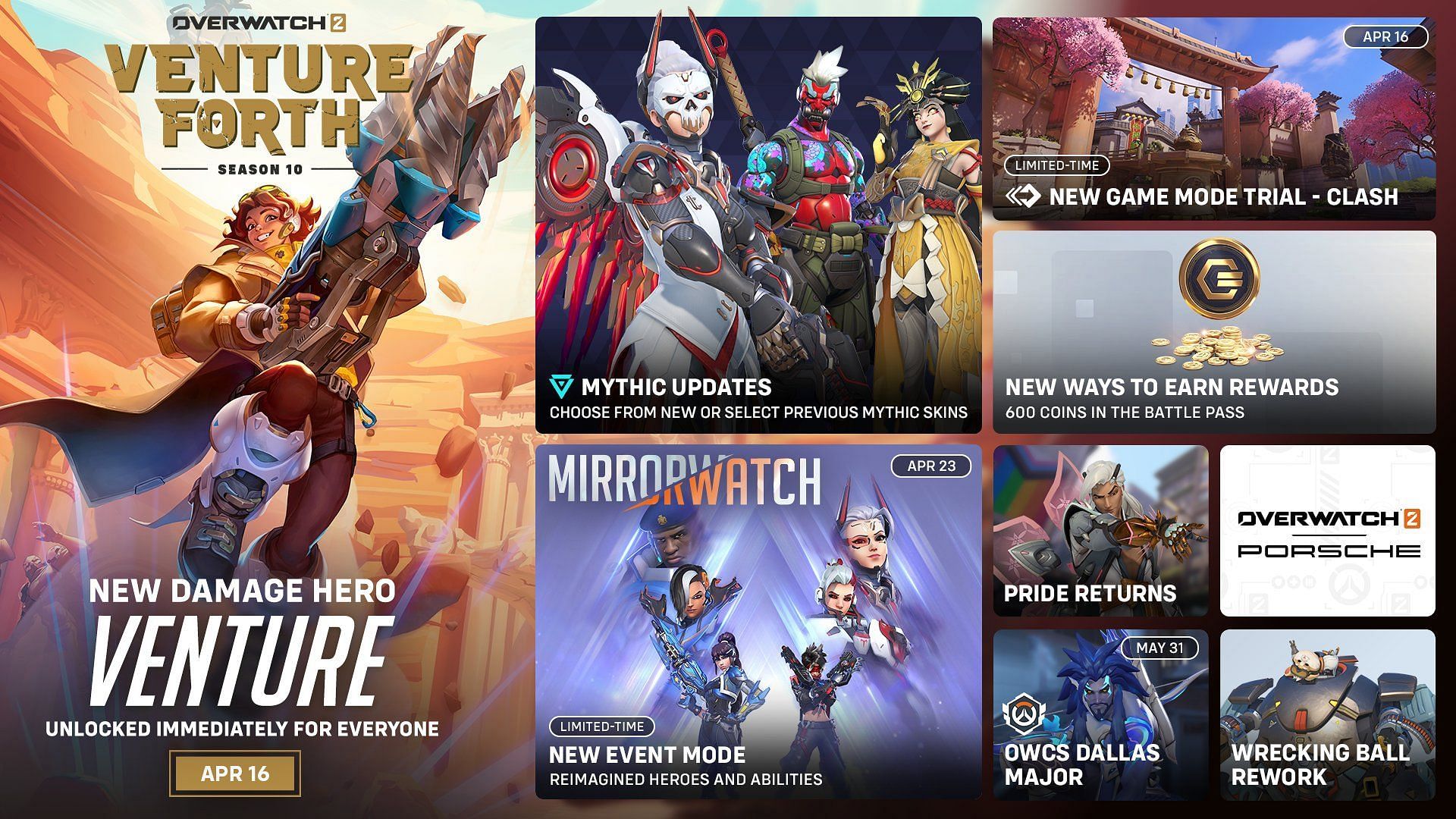 All content in Overwatch 2 Season 10 (Image via Blizzard Entertainment)