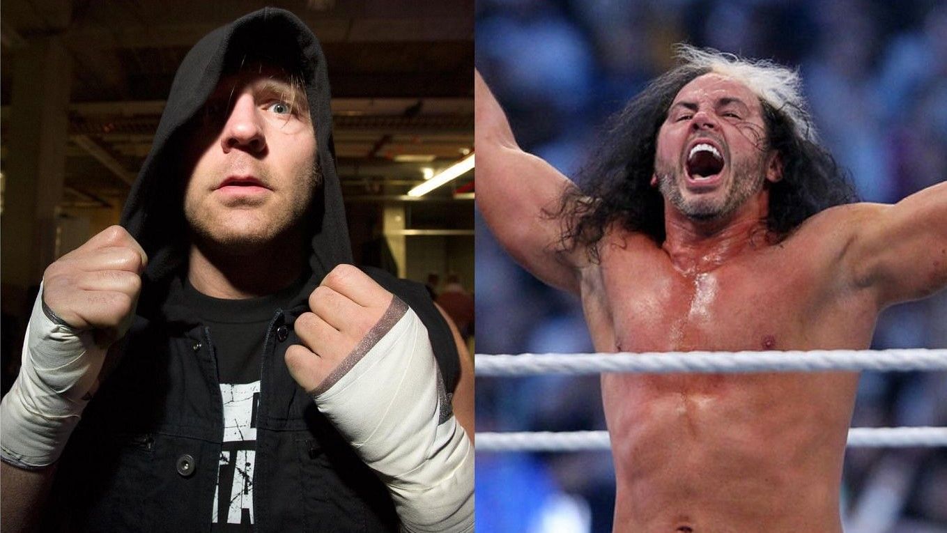 Jon Moxley (left), Matt Hardy (right) (IMAGE SOURCE: WWE)