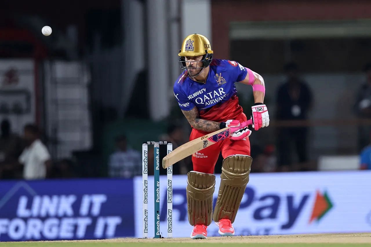 Faf du Plessis in action (Credits: IPL)