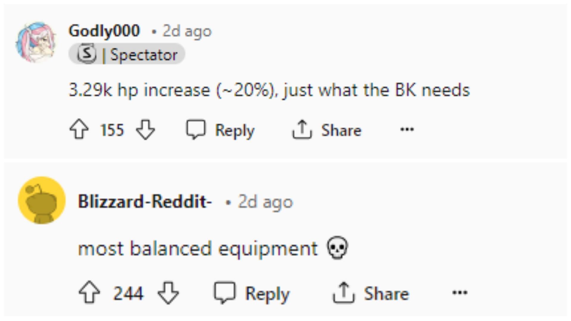 Some members are happy about the leaked Equipment (Image via Reddit/r/ClashofClansLeaks)
