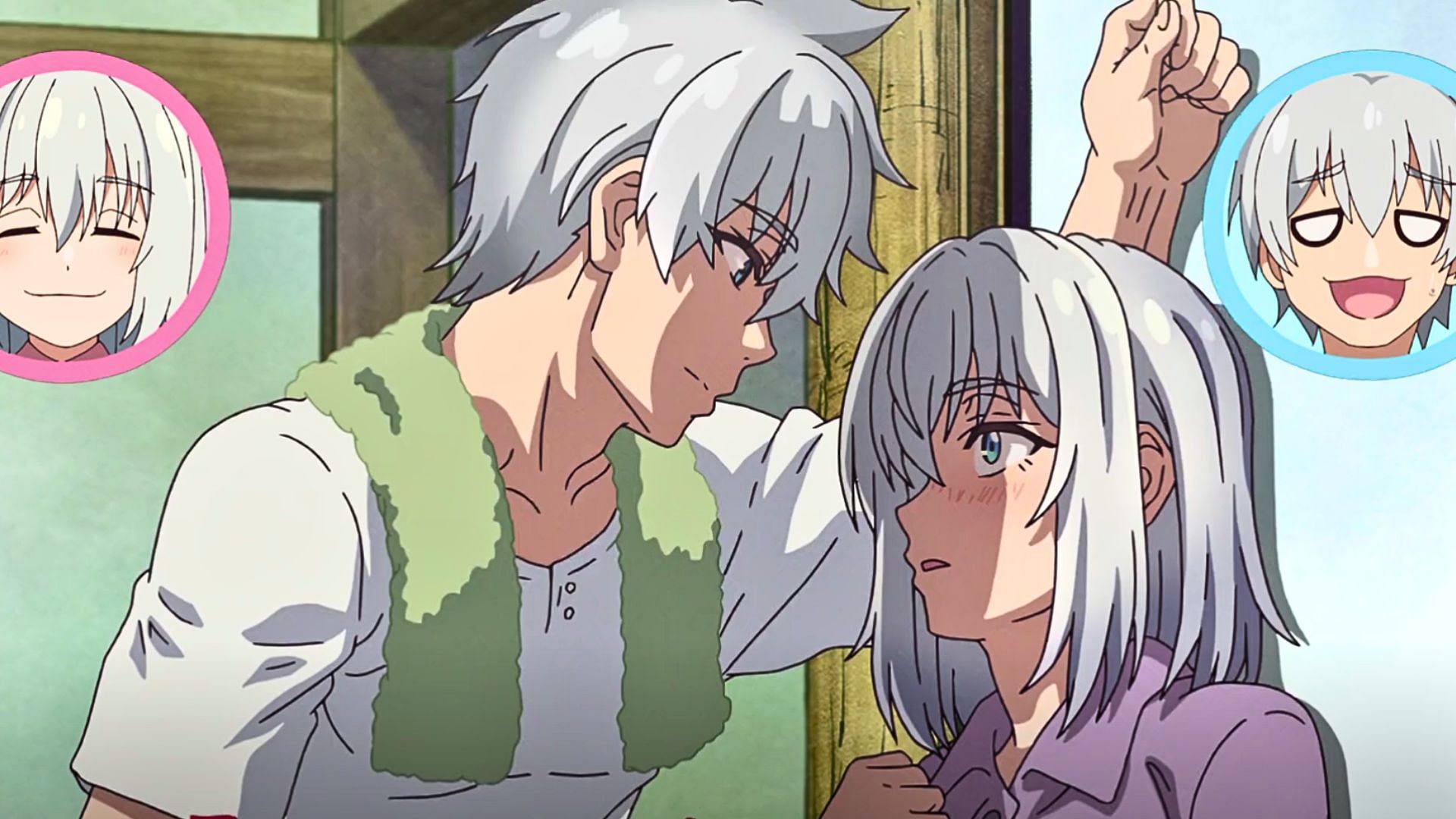 Shouzou and Ine as seen in Grandpa and Grandma Turn Young Again episode 2 preview (Image via Gekko)