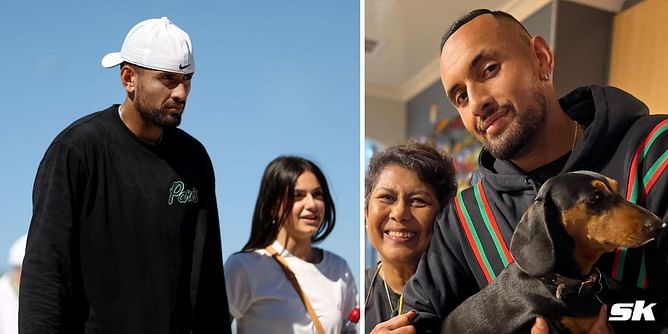In Pictures: Nick Kyrgios takes girlfriend Costeen Hatzi on trip to mother Norlaila's home country