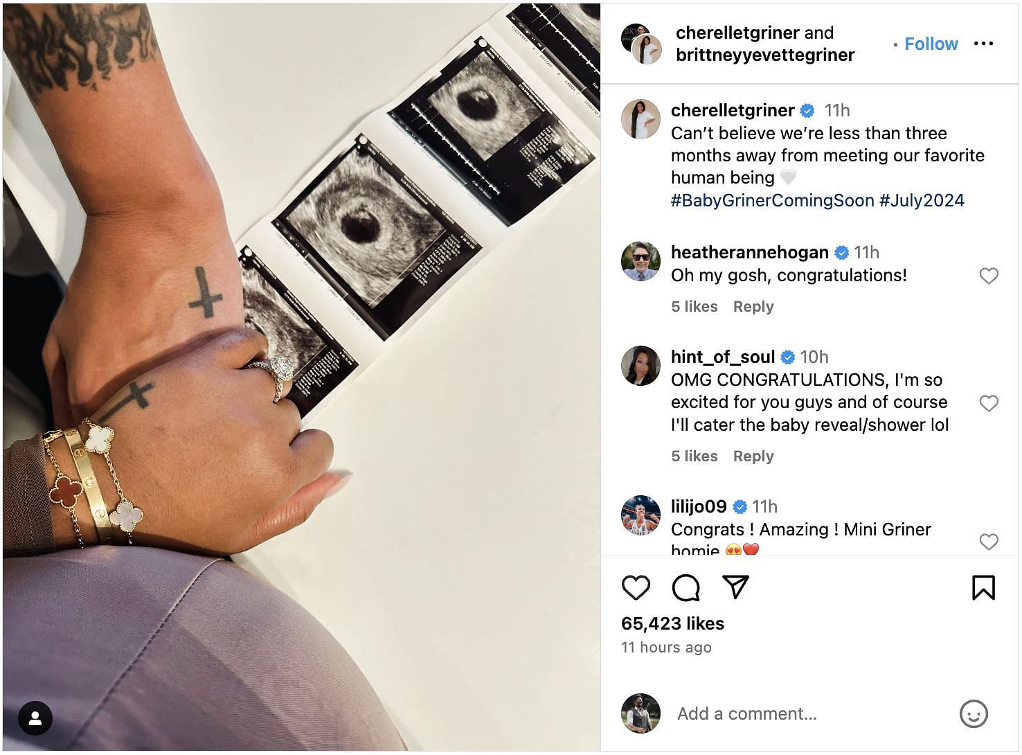 WNBA stars Meg Walker and Olympics basketball icon Carpr&eacute;aux Marjorie shared their thoughts about Brittney Griner&#039;s baby news