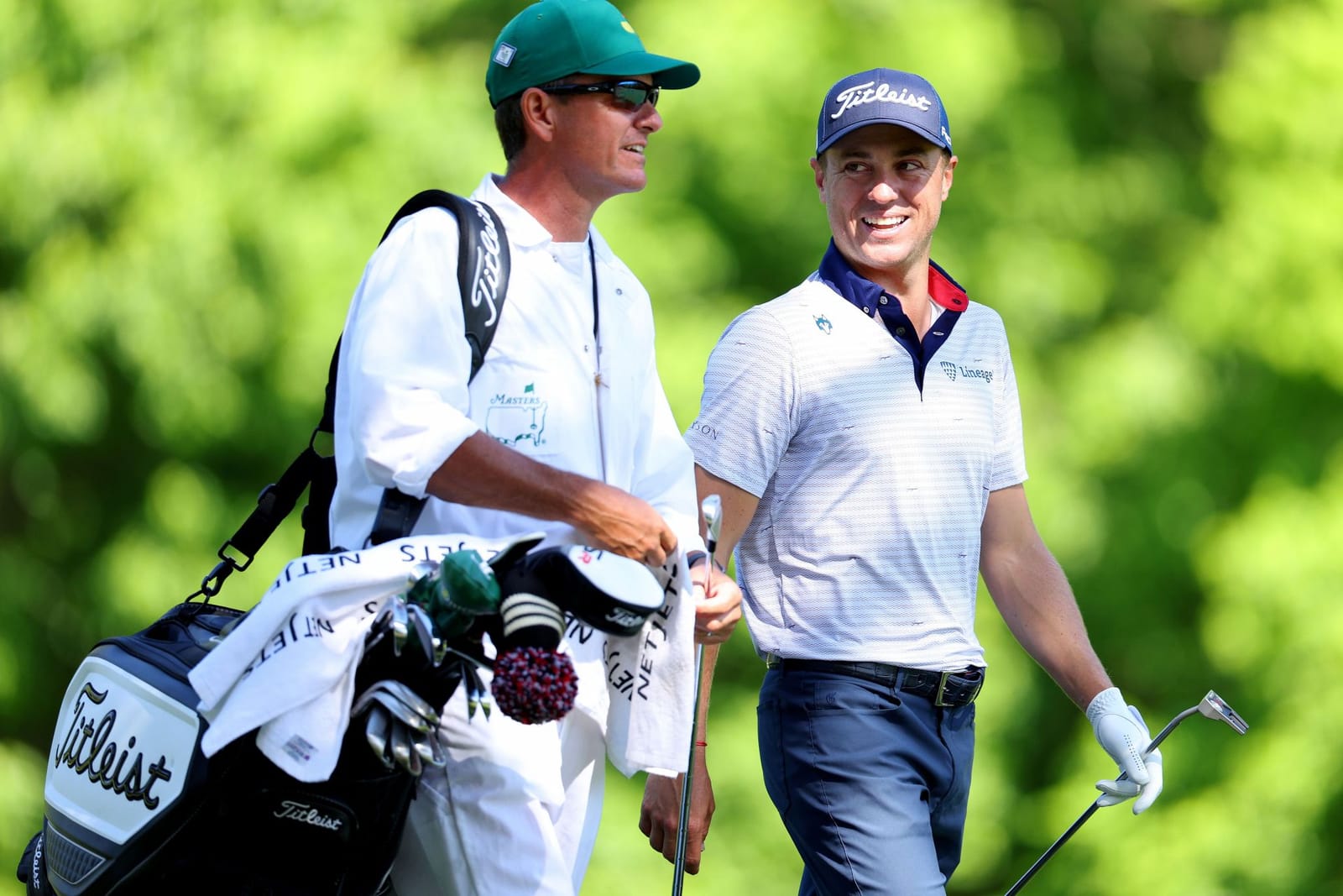 Who is Justin Thomas' caddie?