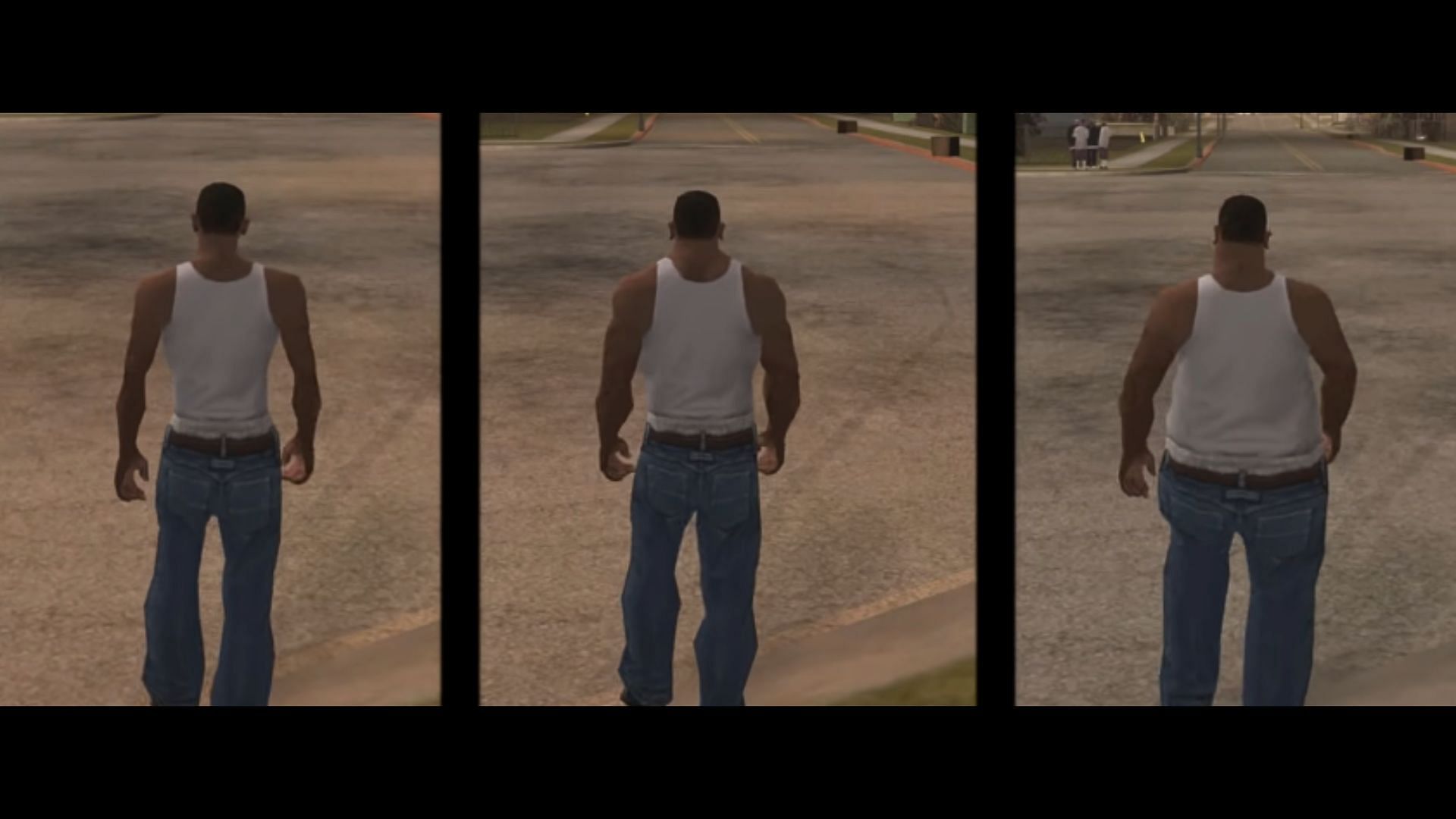 CJ&#039;s varying physique (Image via YouTube/Real KeV3n)