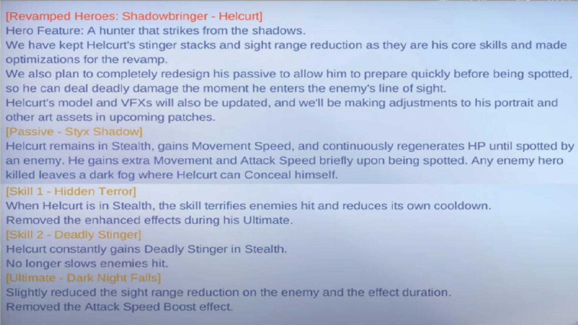 New changes in Helcurt after revamp as per Advanced Server (Image via Moonton Games)