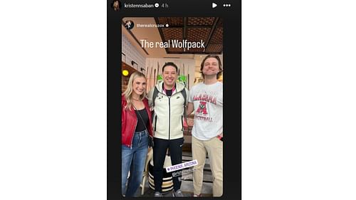 Image Credit: Kristen Saban's Instagram Story