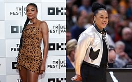 "I love it!!!" - $40M worth Gabrielle Union rejoices as Dawn Staley's South Carolina bags national championship title against Caitlin Clark's Iowa