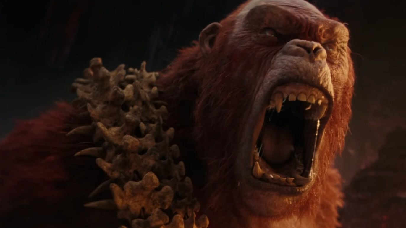 Skar King in Godzilla x Kong: The New Empire (Image via Warner Bros Pictures, Godzilla x Kong The New Empire Trailer 2, 01:42)