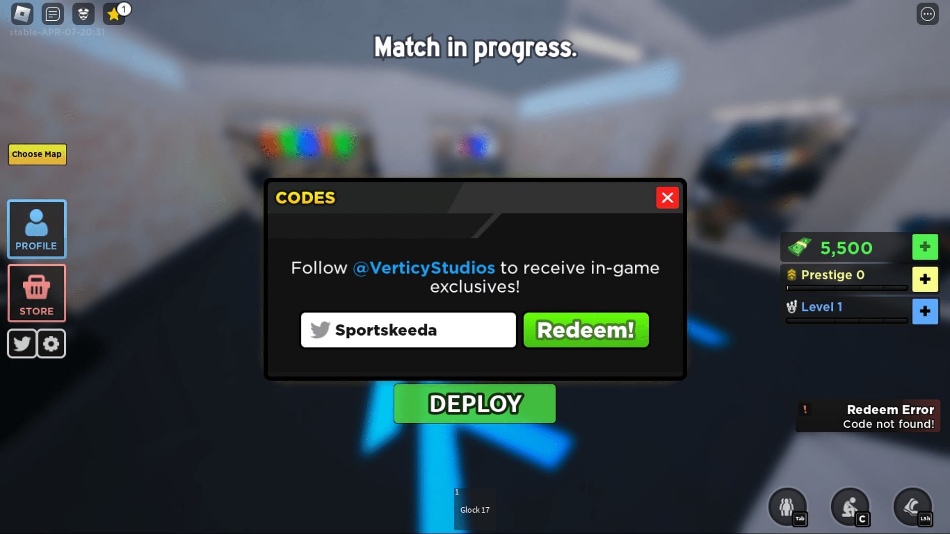 Troubleshoot codes in Special Forces Simulator with ease. (Image via Roblox)