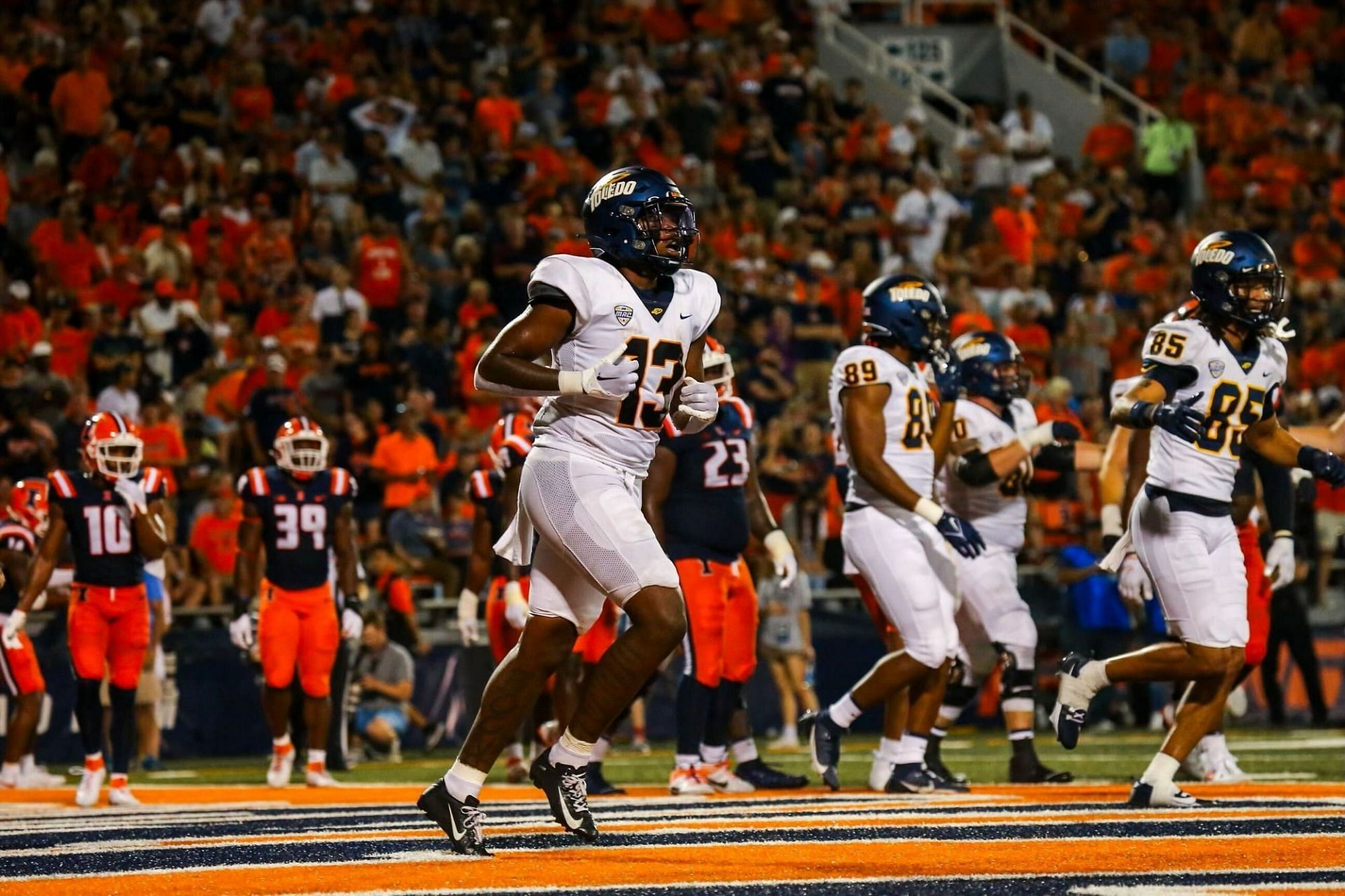 Peny Boone with the Toledo Rockets