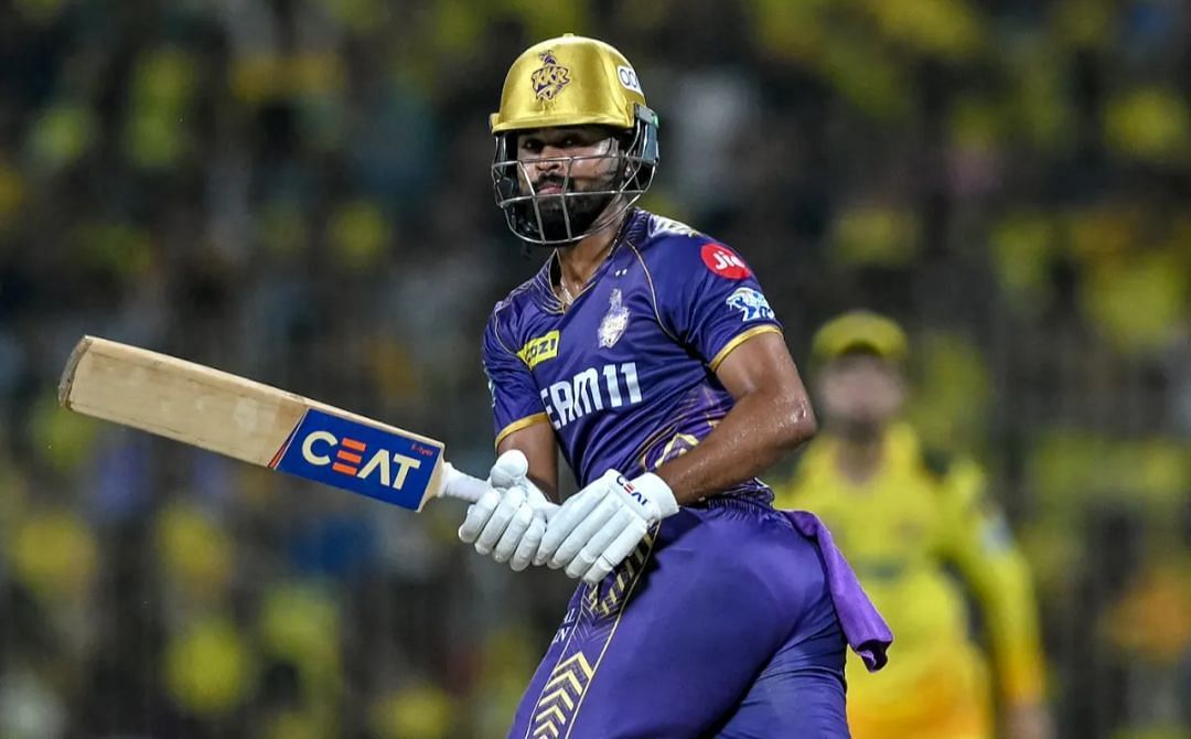 Shreyas Iyer for the Kolkata Knight Riders