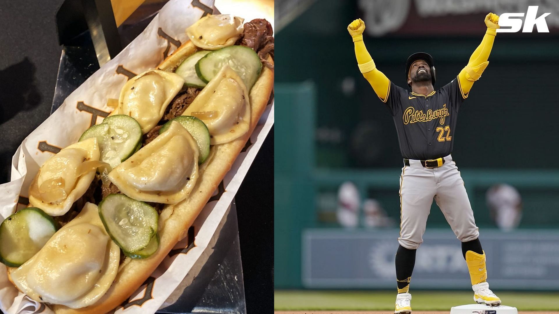 Pittsburgh Pirates fans buzzing after team reveals new loaded footlong hotdog featuring perogies (Photo cred: sterls_mc/IG)