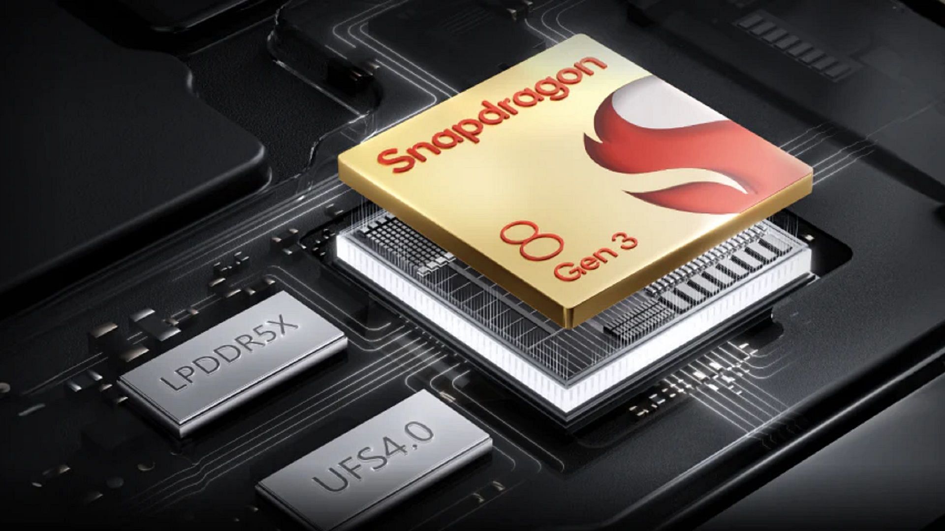 Snapdragon 8 Gen 3 chipset with RAM and Storage (Image via Snapdragon)