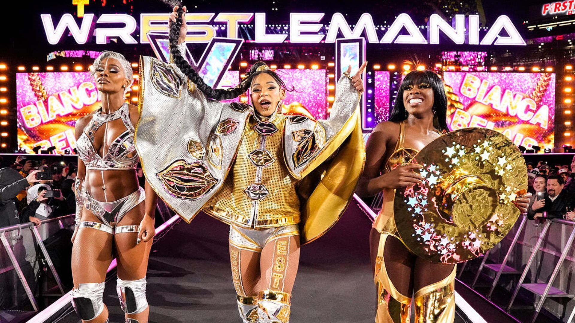 Jade Cargill, Bianca Belair, and Naomi walked out with the win at WrestleMania 40