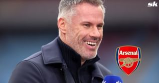 "He had to go off at half-time" – Jamie Carragher says Arsenal man was 'out of his depth' in 2-2 draw against Bayern Munich