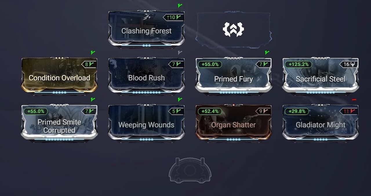 Flashing Bleed converts Impact to Slash (Image via Overframe)