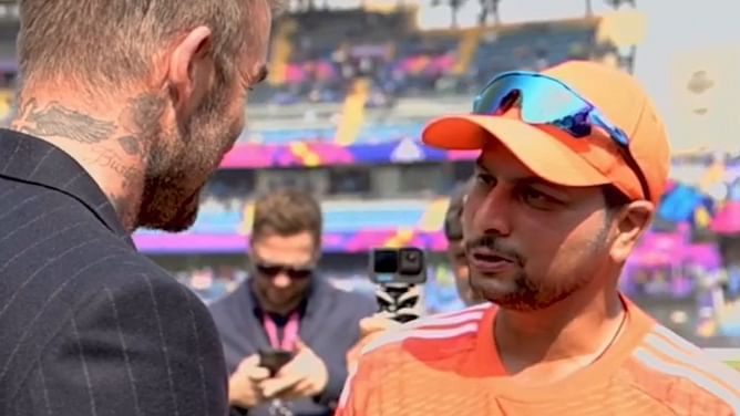 "After I finish my career I probably want to be a football manager"- Kuldeep Yadav tells Ashwin about his chat with David Beckham